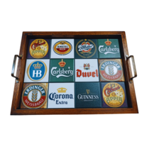Bandeja Decorativa de Azulejos - Rótulos 2  - 43 x 33 cm