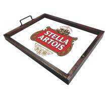 Bandeja Decorativa de Azulejos - Stella Artois - 43 x 33 cm