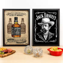 Kit Especial - Quadros Jack Daniel´s - 45x33 cm