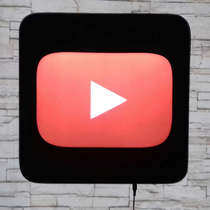 Luminoso YouTube - 40cm 