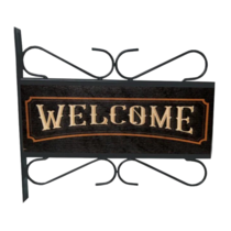 Placas Aramadas de Metal - Welcome