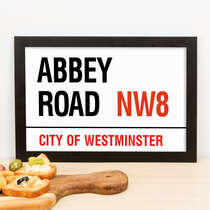 Quadro Abbey Road NW8- 23x33 cm