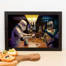 Quadro Beer Star Wars - 23x33 cm