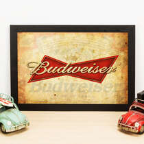 Quadro Budweiser King of the Beers - 33x22 cm