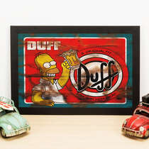 Quadro Duff sem Moderação - 22x33 cm  