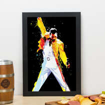 Quadro Freddie Mercury - 33x23 cm