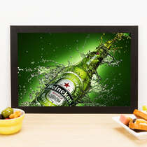 Quadro Heineken Splash - 33x22 cm  