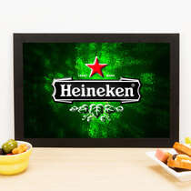 Quadro Heineken Star - 33x22 cm  