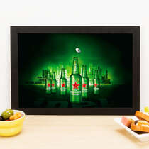 Quadro World Heineken - 33x22 cm  