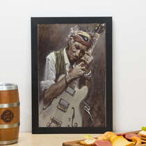 Quadro Keith Richards - 33x23 cm