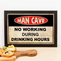 Quadro Decorativo Mancave - 23x33 cm