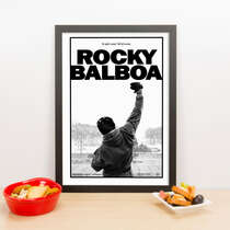 Quadro Decorativo Rocky Balboa - 45x32,5 cm