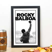 Quadro Rocky Balboa  - 33x22 cm 