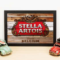 Quadro Stella Artois Origens - 22x33 cm  