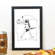 Quadro Vitruvian Rock - 33x23 cm