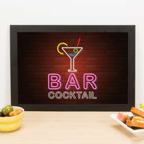 Quadro - Bar Cocktail - 23x33 cm