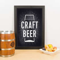 Quadro - Craft Beer - 33x23 cm