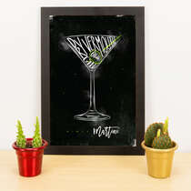 Quadro - Dirty Martini - 33x23 cm