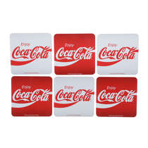 OUTLET - Kit 6 Porta Copos Coca-Cola Licenciado - Enjoy 