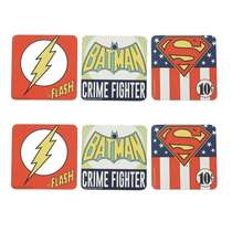 OUTLET - Kit 6 Porta Copos - Superman Batman & The Flash DC Comics