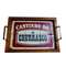 Bandeja Decorativa de Azulejos - Cantinho do Churrasco 33 x 23 cm