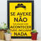 Kit Especial - Quadros Filosofia de Boteco + Se avexe não - 33x22 cm