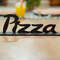 Palavra Decorativa com base  - Pizza