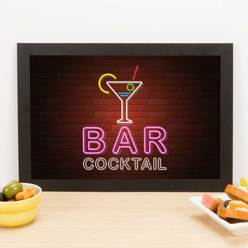 Quadro - Bar Cocktail - 23x33 cm