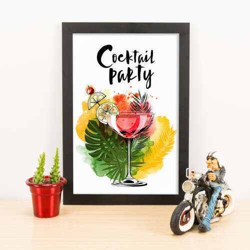 Quadro - Cocktail Party - 33x23 cm